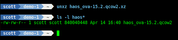 haos - uncompress