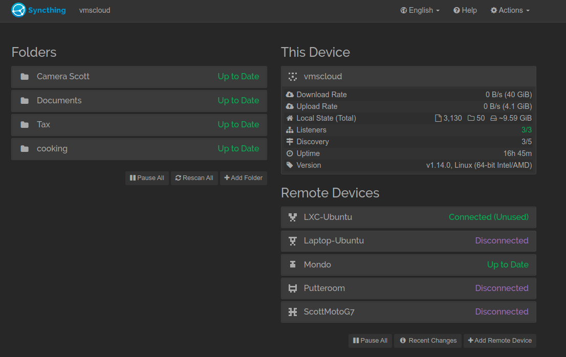 Welcome to Syncthing's documentation! — Syncthing documentation